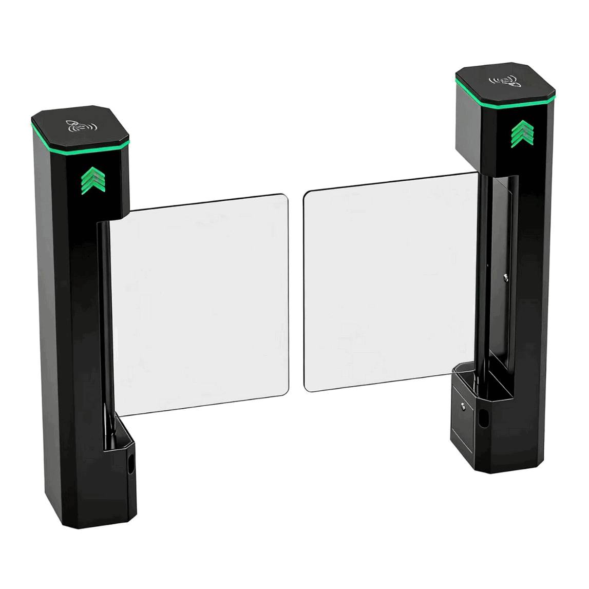 Cổng xoay cánh lùa (Swing Barrier) an ninh cao cho siêu thị và trung tâm bán lẻ: Giải pháp kiểm soát lối vào chuyên dụng và quản lý lưu lượng khách hàng hiệu quả