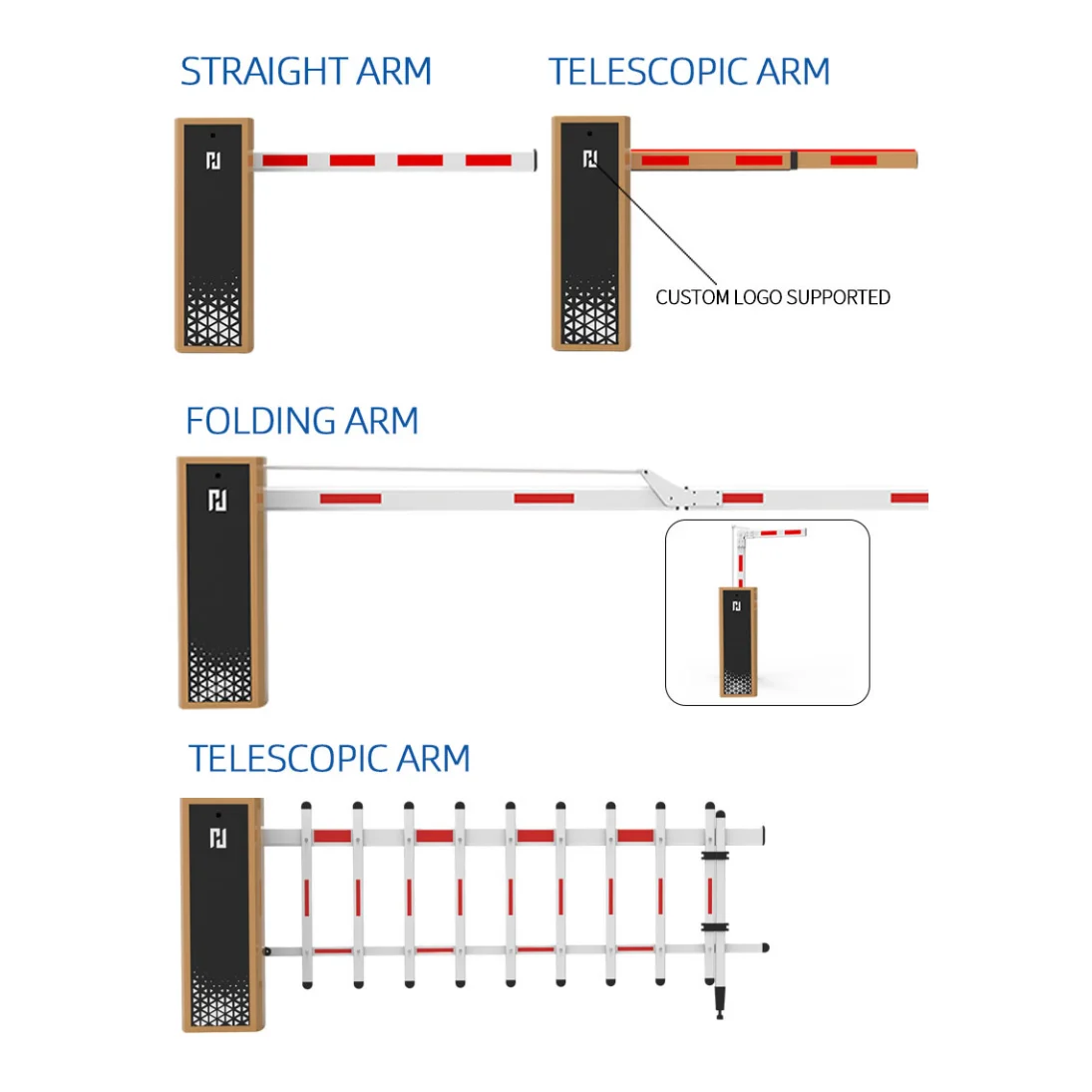 Hệ thống Barrier tự động động cơ DC: Cần thẳng điều chỉnh linh hoạt từ 3-6m, giải pháp kiểm soát ra vào chuyên nghiệp cho lối xe chạy (Driveway)