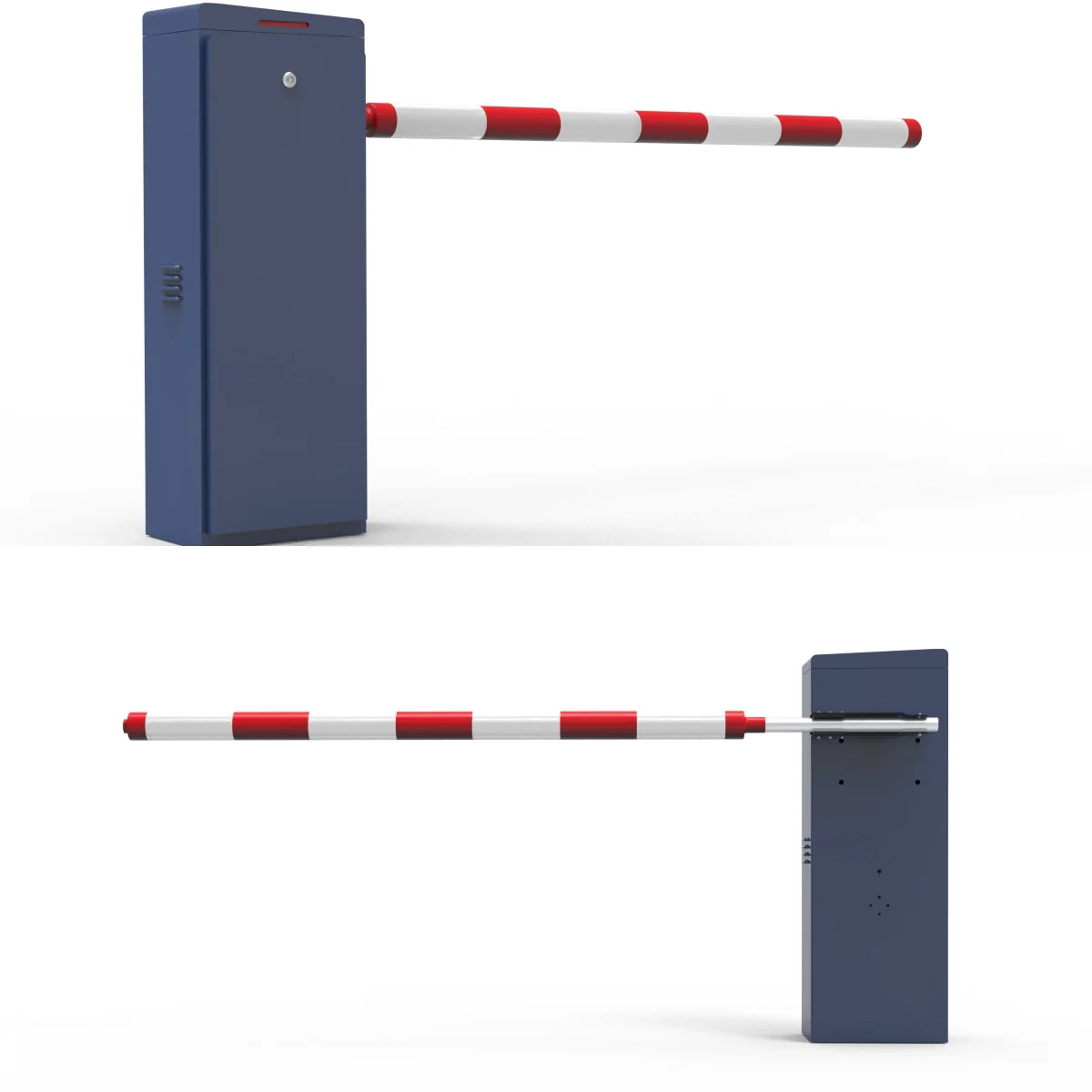Hệ thống Barrier tự động Servo kết hợp công nghệ nhận diện biển số (LPR) thông minh, màn hình LCD hiển thị và thuật toán AI tiên tiến