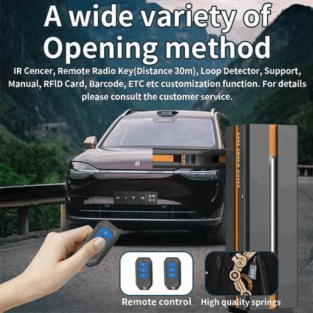 Hệ thống Barrier tự động tốc độ cao (High-speed): Tích hợp động cơ không chổi than (Brushless) với tính năng điều chỉnh tốc độ linh hoạt, giải pháp quản lý lưu lượng giao thông thông minh