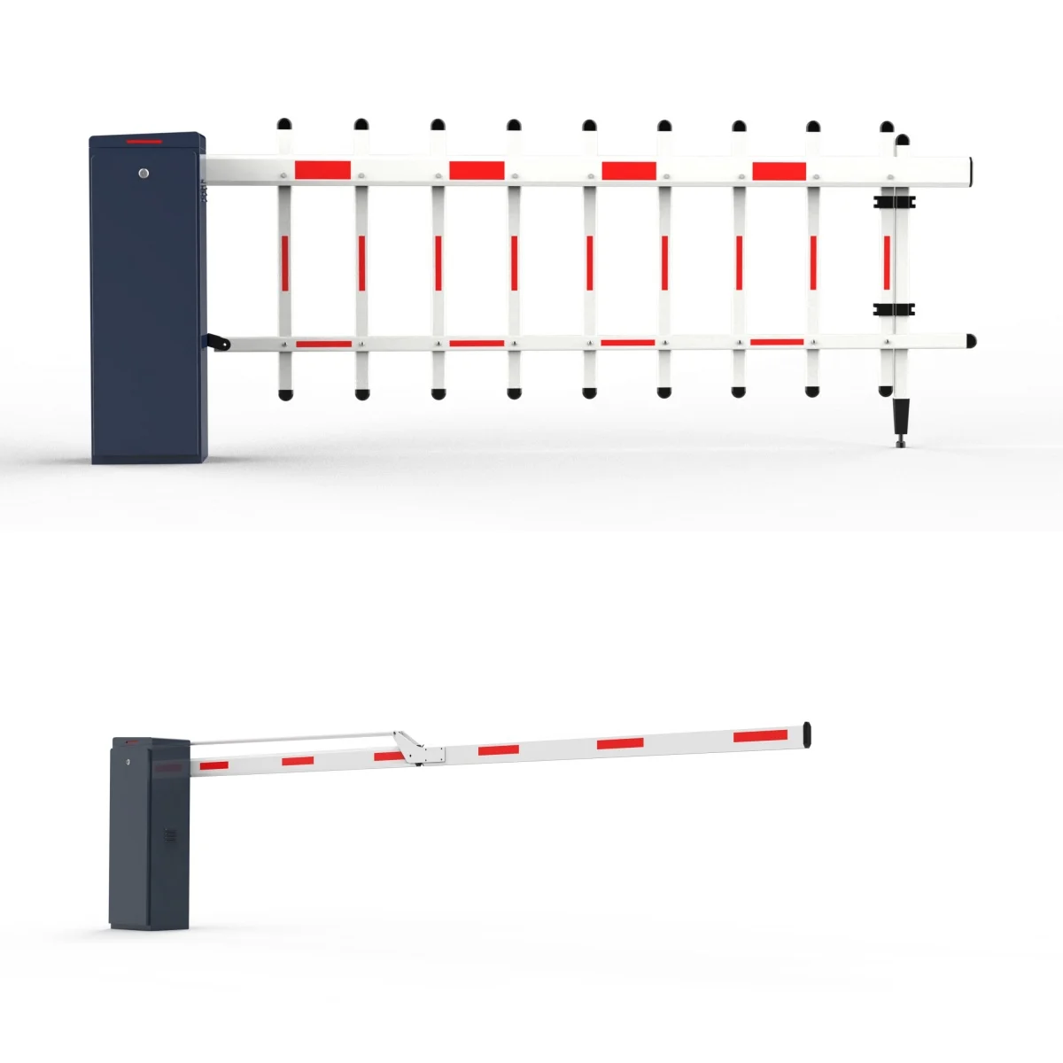 Barrier tự động cần gập DC tốc độ cao: Giải pháp kiểm soát ra vào chuyên dụng cho không gian thấp, vận hành êm ái
