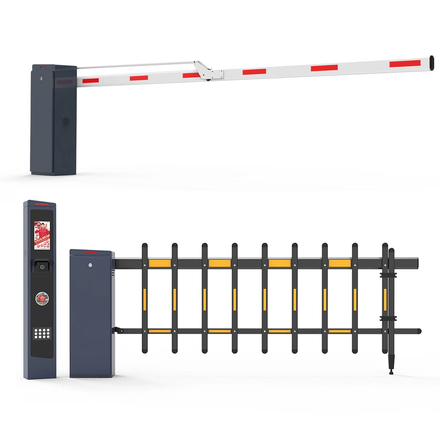 Hệ thống Barrier tự động công nghiệp cần nhôm: Tích hợp công nghệ kiểm soát RFID và điều khiển từ xa cho an ninh nhà máy