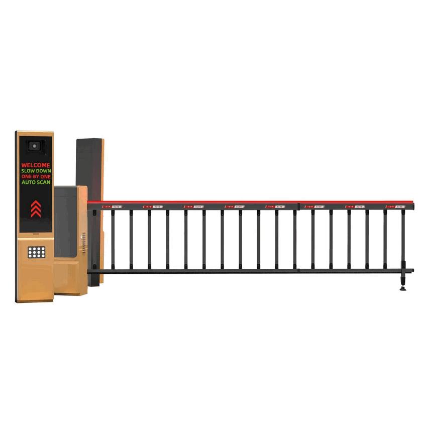 Hệ thống Barrier giao thông Servo Motor tốc độ cao: Tích hợp cánh tay chắn (Boom) điều chỉnh linh hoạt, giải pháp kiểm soát lối vào chuyên nghiệp cho bãi đỗ xe thông minh