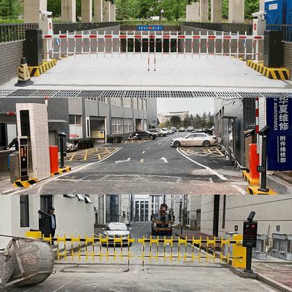 Hệ thống Barrier tự động cần gập (Articulated/Lipat) chuyên dụng cho trạm thu phí và không gian hẹp: Động cơ DC mạnh mẽ, vỏ thép cán nguội (Cold Rolled Steel) độ bền cao