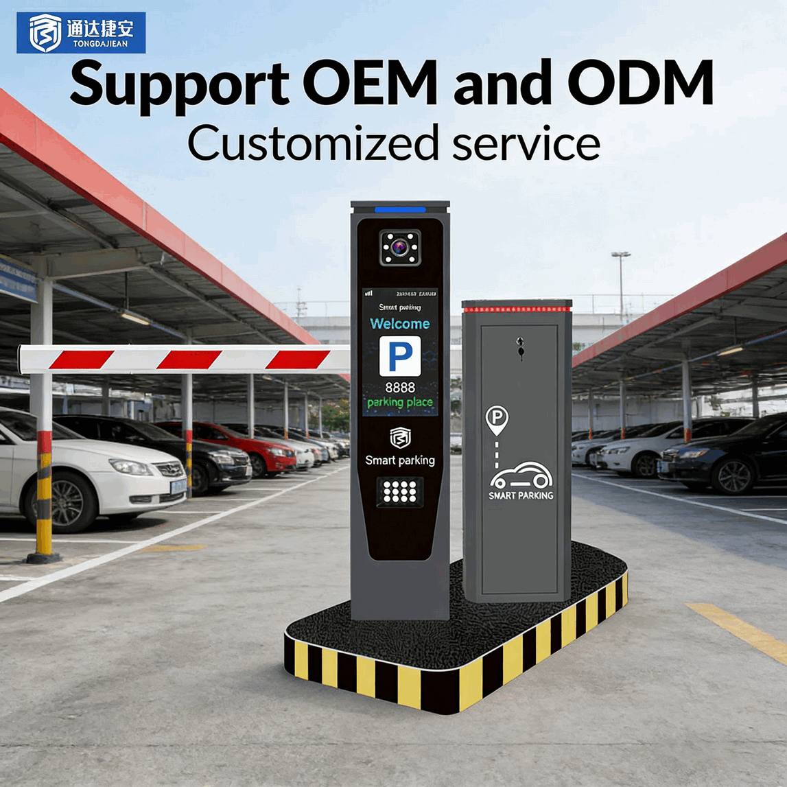Hệ thống Barrier tự động cần gập (Articulated/Lipat) cho tầng hầm: Tích hợp công nghệ RFID tầm xa và điều khiển từ xa, giải pháp kiểm soát bãi đỗ xe thông minh