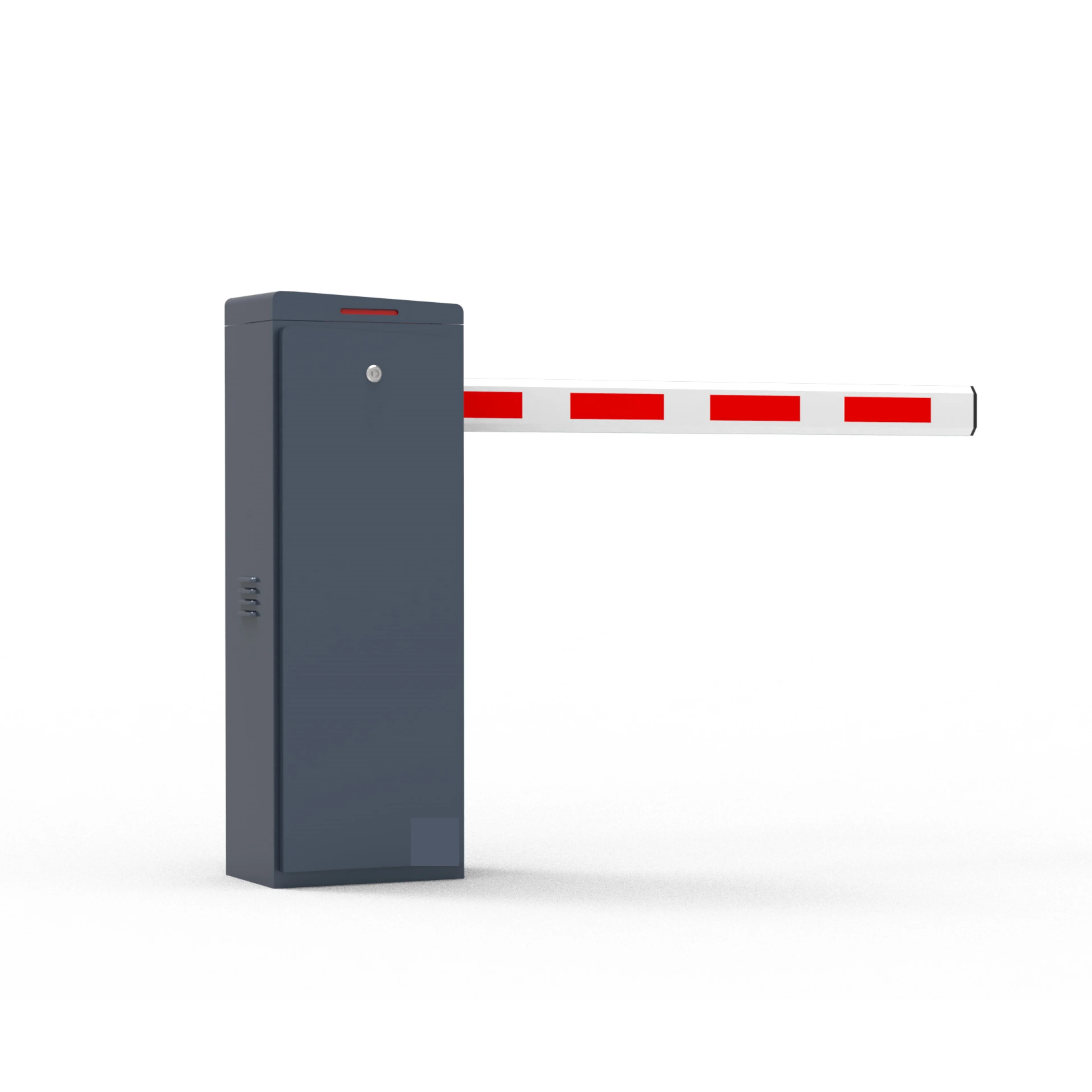Barrier cần thẳng hạng nặng chiều dài 12m chuyên dụng cho cổng bãi xe siêu rộng: Giải pháp an ninh hạ tầng công nghiệp