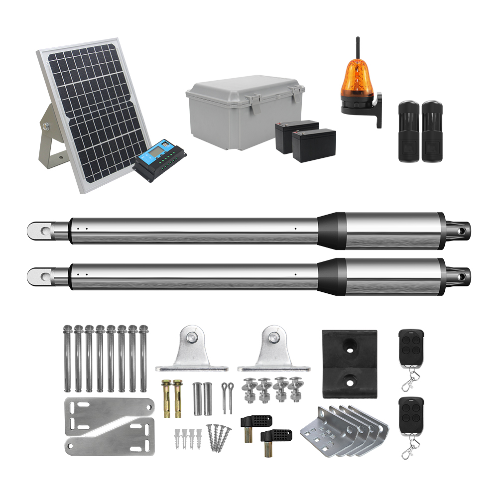 Mô Tơ Cổng Mở Xoay Tự Động Tấm Cánh Đôi 24VDC - Thiết Bị Mở Cổng Tự Động Cho Cửa Biệt Thự