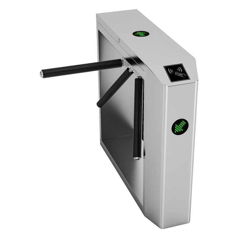 Cổng xoay ba càng tripod turnstile Baroxon inox cho tòa nhà tại Việt Nam