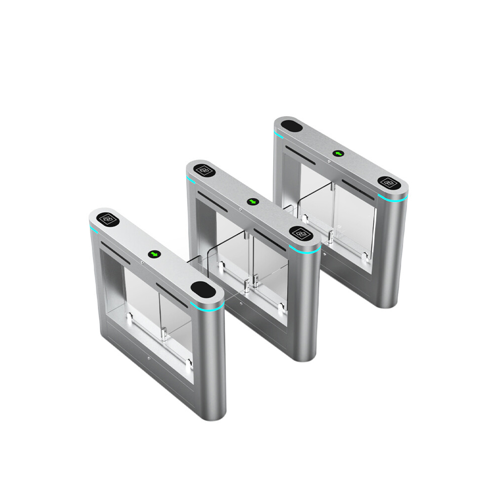 Cổng xoay Baroxon thép không gỉ 304 cho người đi bộ