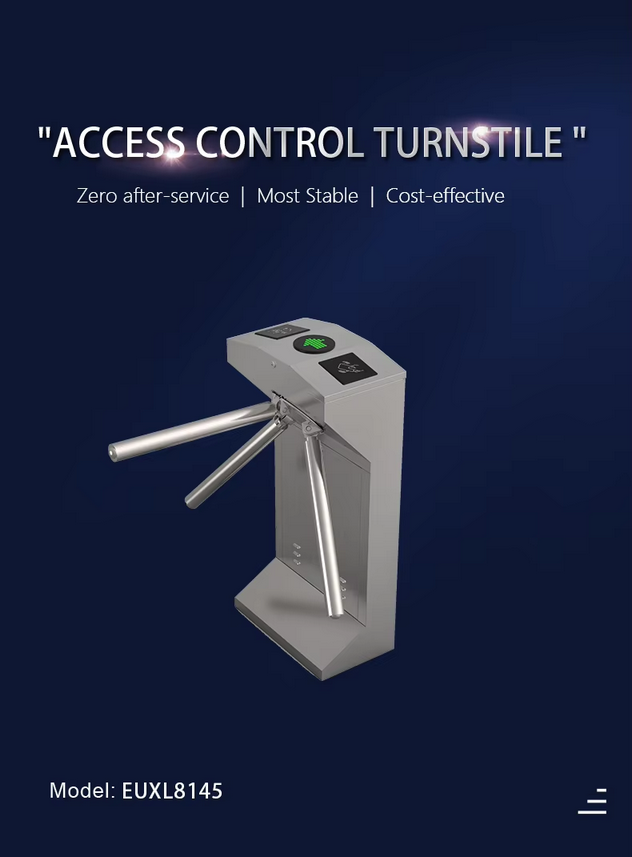 Cổng xoay ba càng tripod Turnstile gate inox SUS304 Baroxon