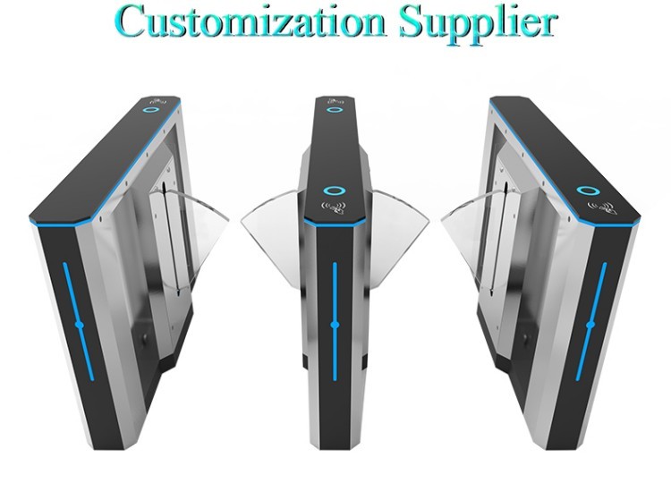 Cổng phân làn Flap barrier Baroxon cho tòa nhà thương mại Việt Nam
