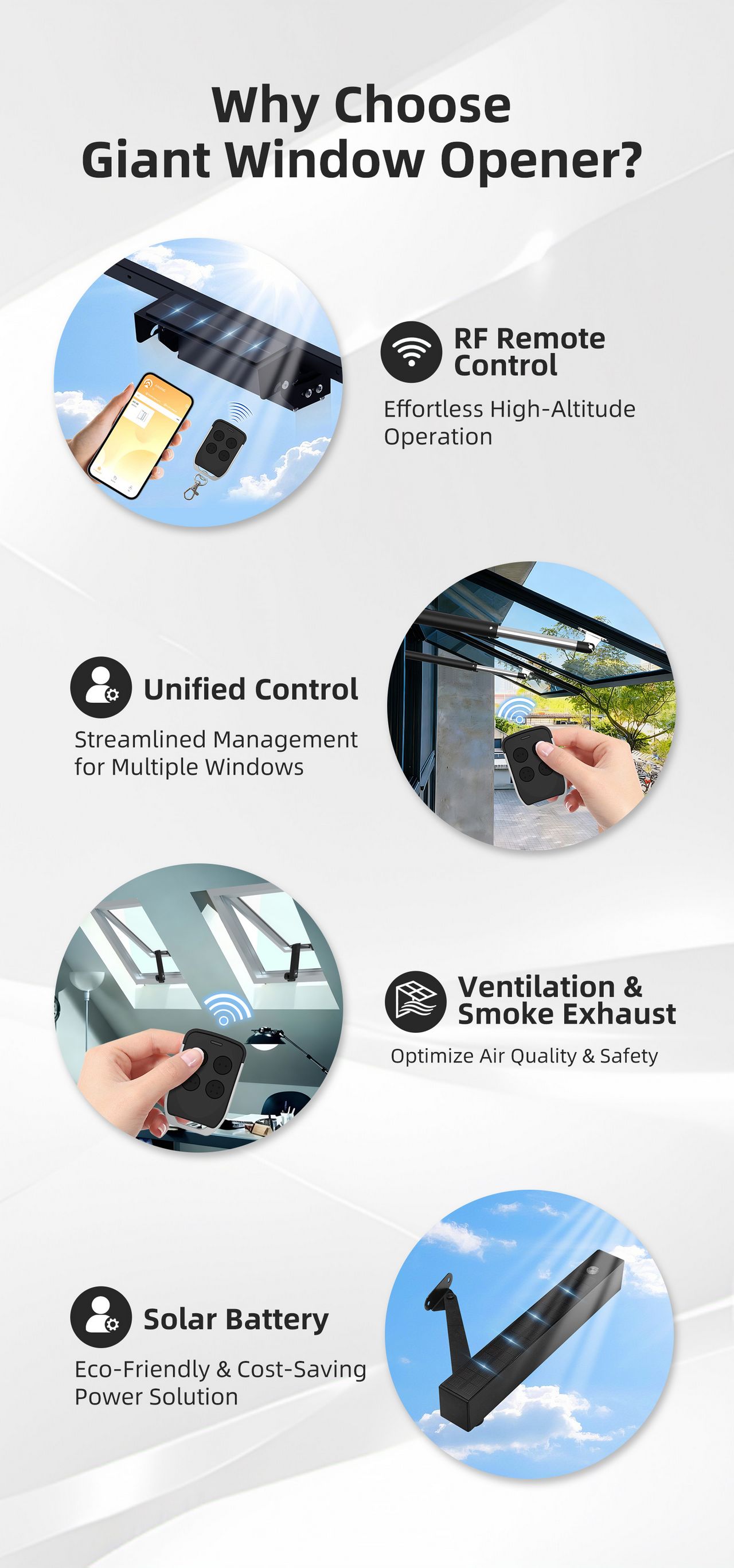 Lắp đặt motor cửa sổ Baroxon