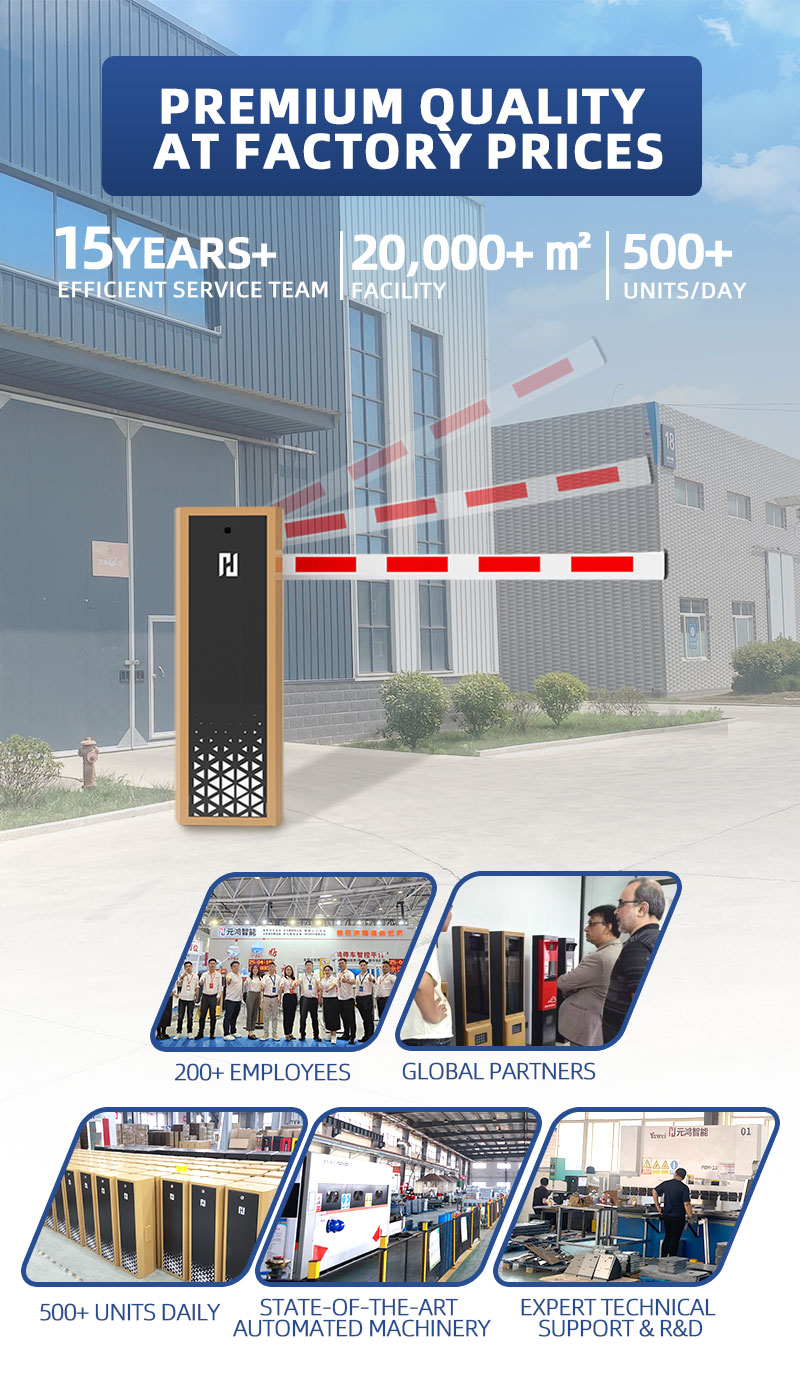 Cổng chắn barie hạng nặng động cơ DC không chổi than