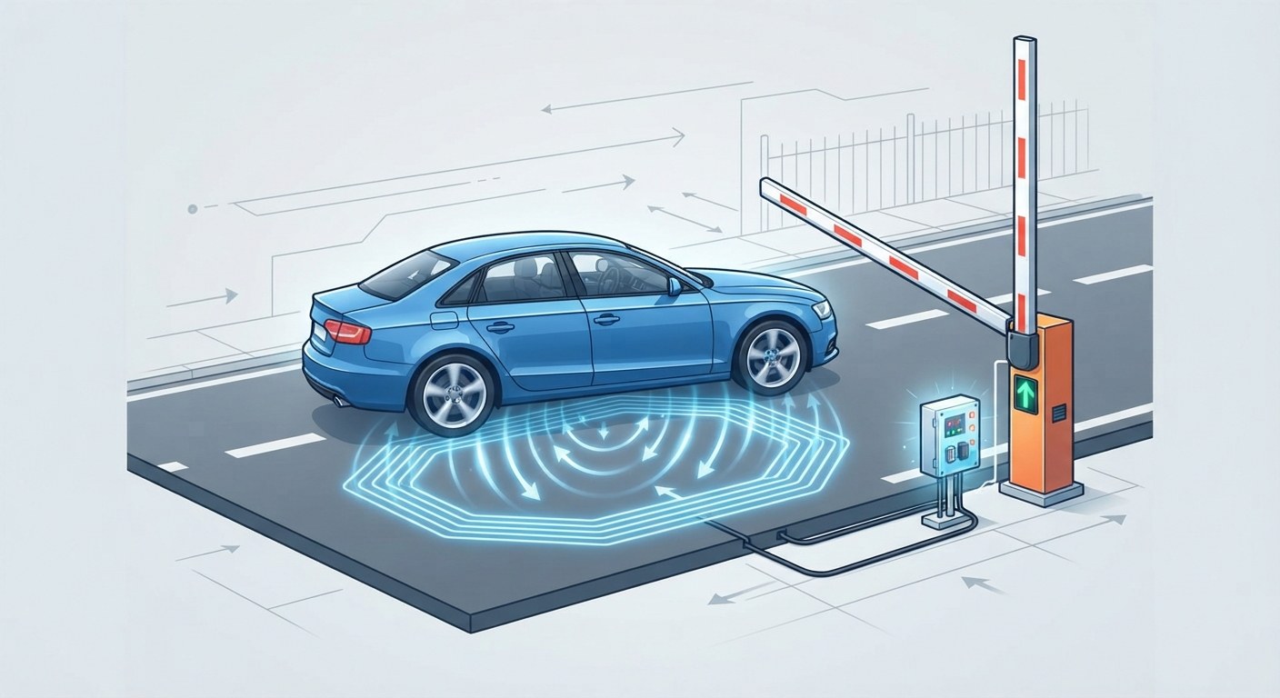 Baroxon automatic barrier gate for vehicle access